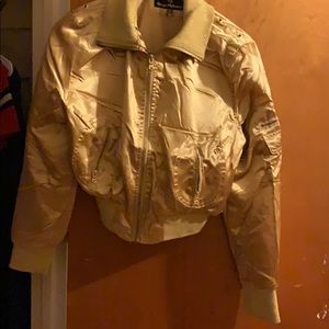 Gold stylish jacket